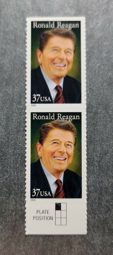 Scottt #3897 Ronald Reagan (California Governor) Pair of Stamps - MNH