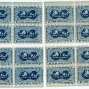 Scott #1070 Nuclear Energy Matched Set of Plate Blocks of 4 Stamps - MNH P#25209