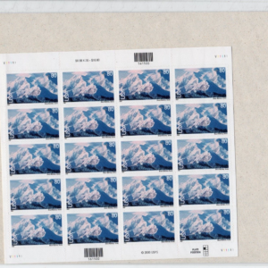 Scott #c137 Mt McKinley National Park Sheet of 20 Airmail Stamps - Sealed