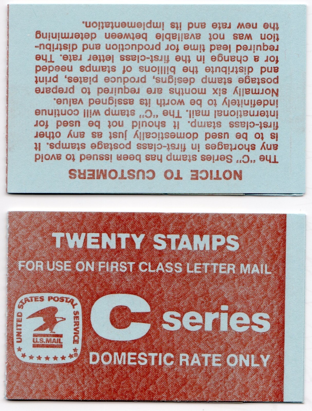 Scott #BK141 (1948a) 20¢ Eagle C Series Booklet of 20 Stamps - MNH