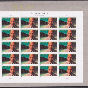 Scott #4866 Ralph Ellison Black Heritage Sheet of 20 Stamps - Sealed