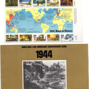 Scott #2838 1944: Road to Victory Sheet of 10 Stamps in display folio - MNH