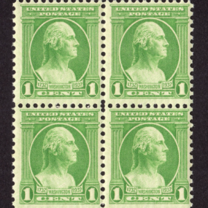 Scott #705 George Washington Block Of 4 Stamps - MNH