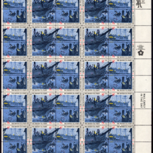Scott #1483a Boston Tea Party Sheet of 50 Stamps - MNH