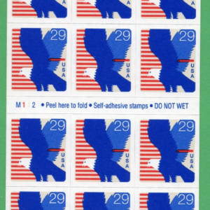 Scott #2598a Eagle Booklet of 18 Stamps - MNH P#M112