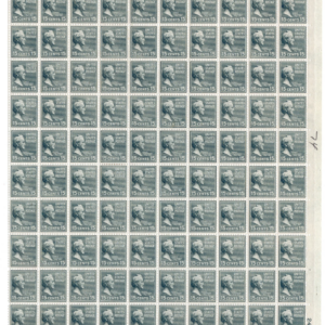 Scott #820 James Buchanan Presidential Series Sheet of 100 Stamps MNH P#24735 LR