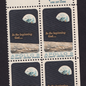 Scott #1371 Apollo 8 Zip Block of 4 Stamps - MNH