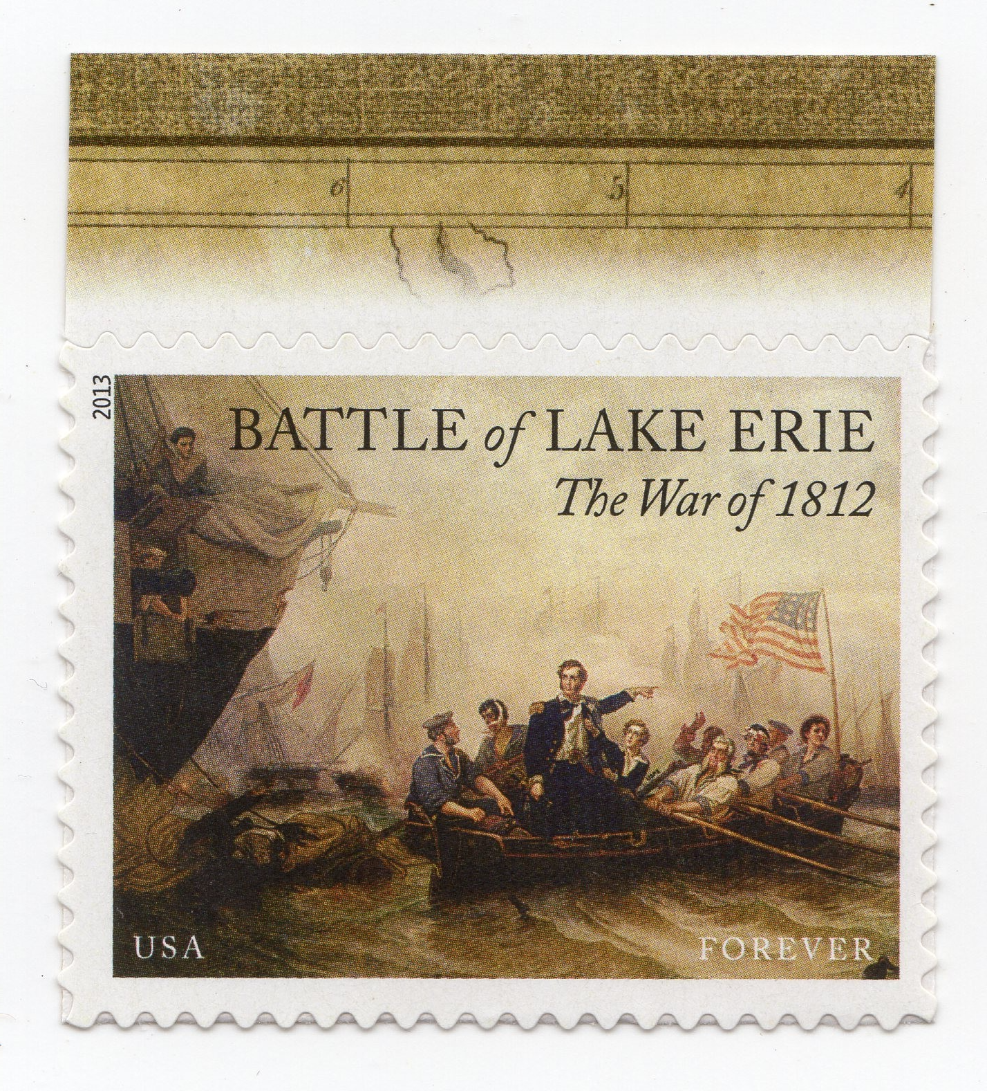 Scott #4805 Lake Erie War of 1812 Single Forever Stamp - MNH Top Selvage