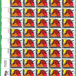 Scott #1723-1724a Energy Conservation & Development Sheet of 50 Stamps - MNH UL