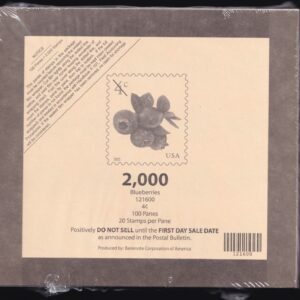 Scott #5652 Blueberries (100) Sheets of 20 stamps - Sealed