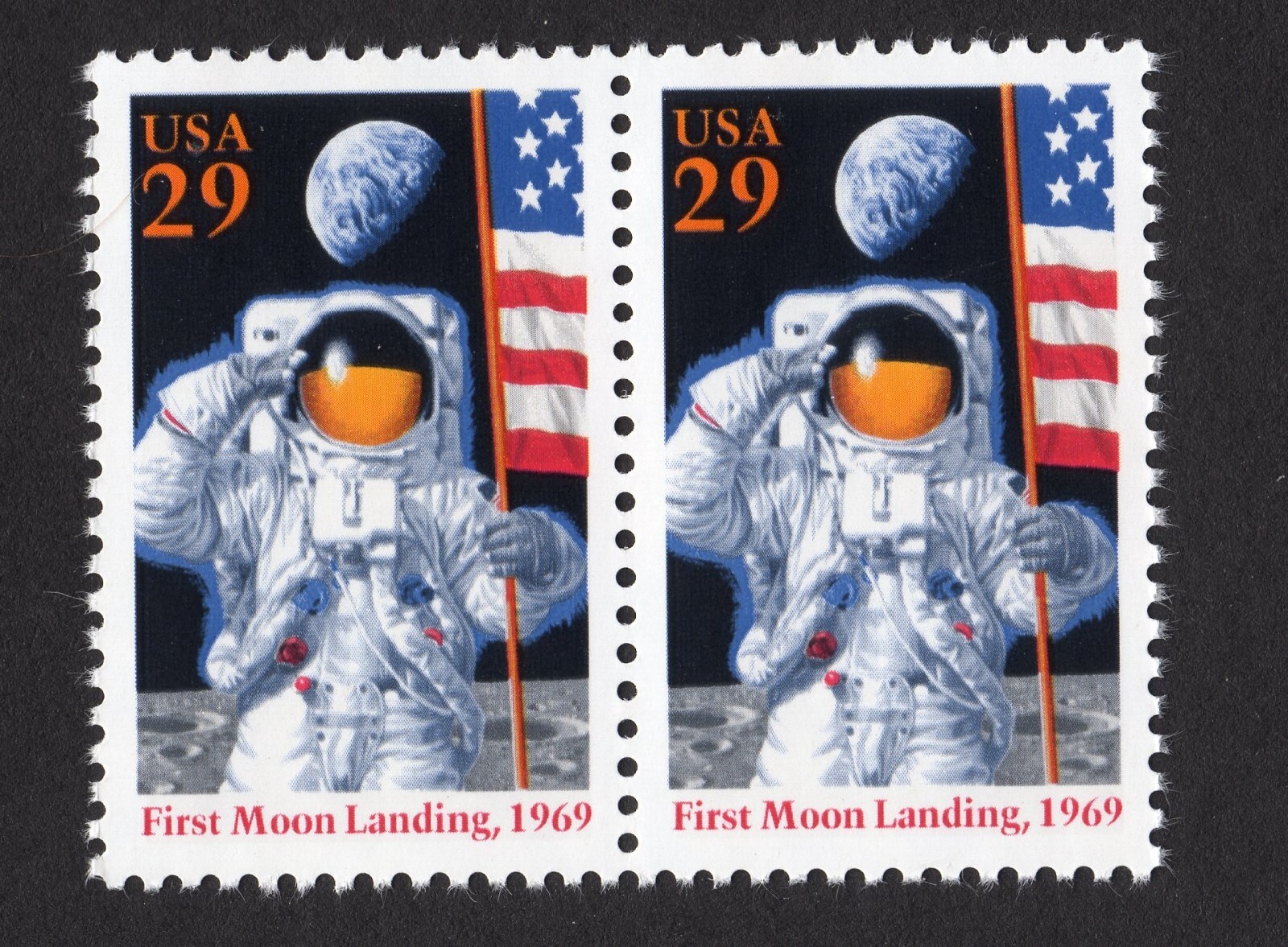 Scott #2841 29¢ FIRST MOON LANDING Pair of Stamps - MNH