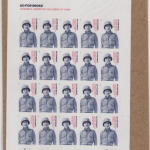 Scottt #5593 Go For Broke Soldiers Sheet of 20 Forever Stamps - Sealed