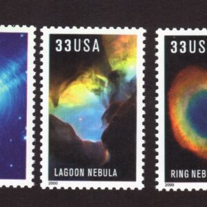Scott #3388a (3384-88) Hubble Telescope Set of 5 Single Stamps - MNH