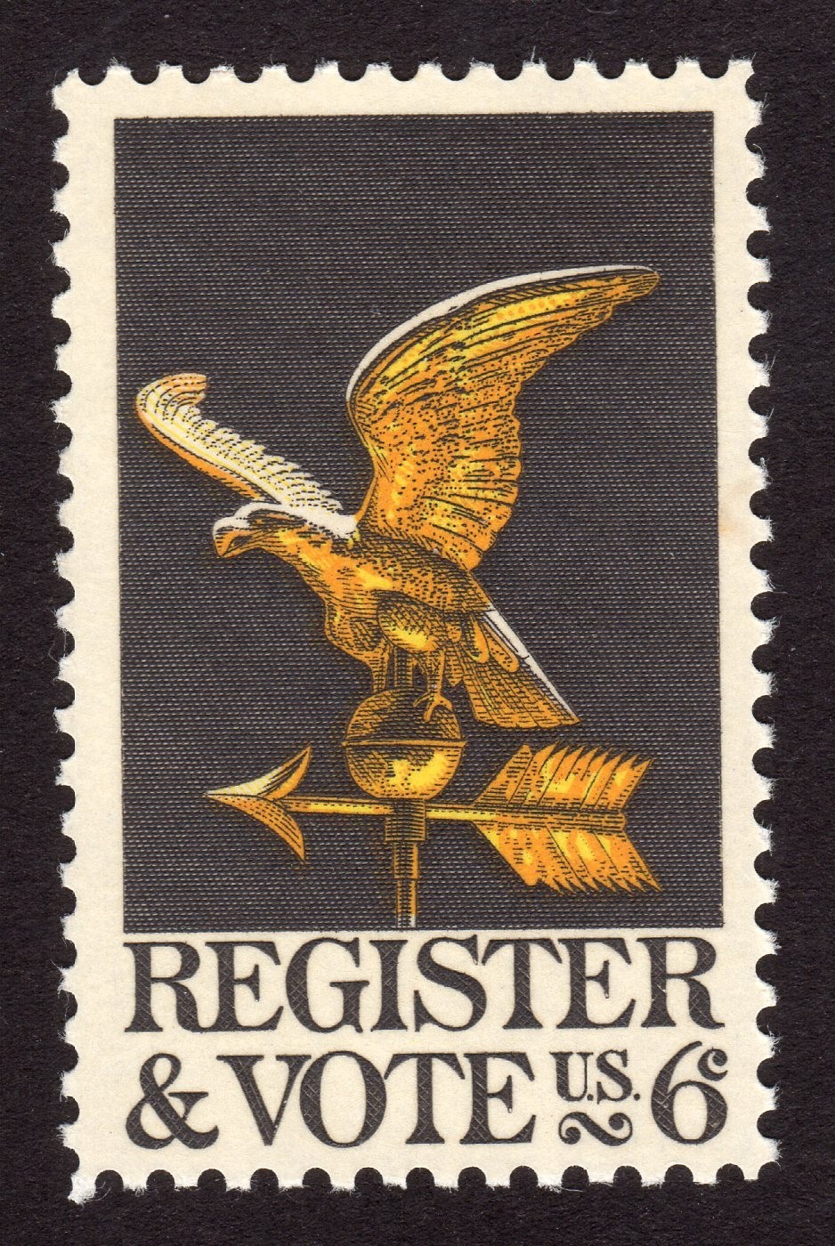 Scott #1344 Register & Vote Single Stamp - MNH
