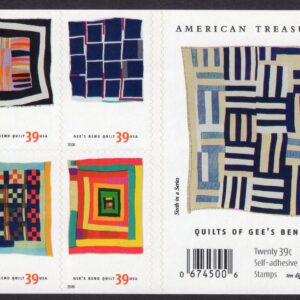 Scott #4090-91-95-4096 (4098) Quilts of Gee's Bend Block of 4 Stamps - MNH