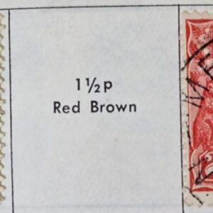 Stamp Australia 1924-30 #62 & #71 used
