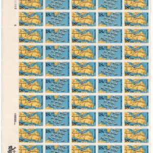 Scott #1938a (1937-38) Batle of Virginia Capes Sheet of 50 Stamps - MNH