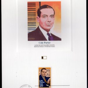 Scott #2550 Cole Porter Fleetwood Postal Card 06/08/91 FDC