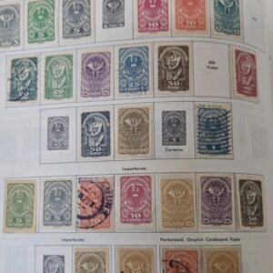 Stamp Austria 1919-21 set of 26 mix of MH & used
