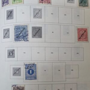 Stamp Austria 1918-22 set of 11 mix of MH & used, postage & others