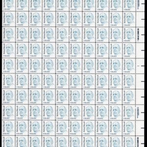 Scott #1853 Richard Russell Sheet of 100 Stamps - MNH P#1 Right (2 Zip & 2 Copy)
