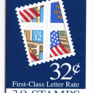 Scott #BK227 Flag over Porch Makeshift Vending Booklet Of 30 Stamps - MNH 3634