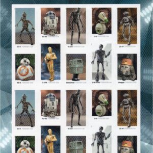 Scott #5582a (5573-82) - Star Wars Droids - Sheet Of 20 Forever Stamps - MNH