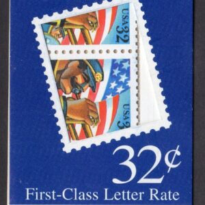 Scott #BK268 (3153) Stars and Stripes Booklet of 15 Stamps - MNH 3662