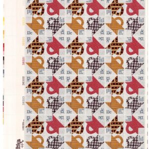 Scott #1748a (1745-48) Quilts Folk Art Sheet Of 48 Stamps - MNH UL
