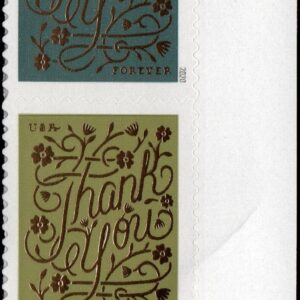 Scott #5522a (5519-22) Thank You Pair of Forever Stamps - MNH