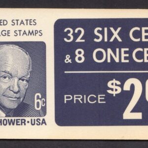 Scott #BK119 Eisenhower Jefferson Booklet of 40 Stamps - MNH Dull Gum