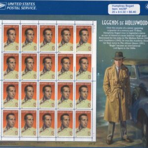 Scott #3152 Humphrey Bogart Sheet of 20 Stamps - Sealed