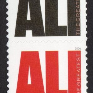 Scott #6051b (6050) Muhammad Ali Vertical Pair of Forever Stamps - MNH