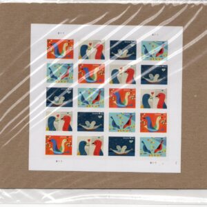 Scott #6049a (6046) Love Birds Sheet of 20 Forever Stamps - Sealed 2026