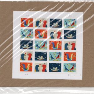 USPS Love Birds Sheet of 20 Forever Stamps - Sealed (6049a - 2026)