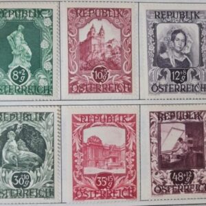Stamp Austria 1946-48 Semi-Postal B208-B217 MH