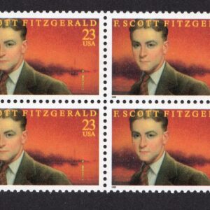 Scott #3104 F. Scott Fitzgerald Block of 4 Stamps - MNH