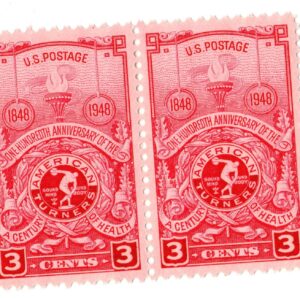 Scott #979 American Turners Society Pair of Stamps - MNH XF