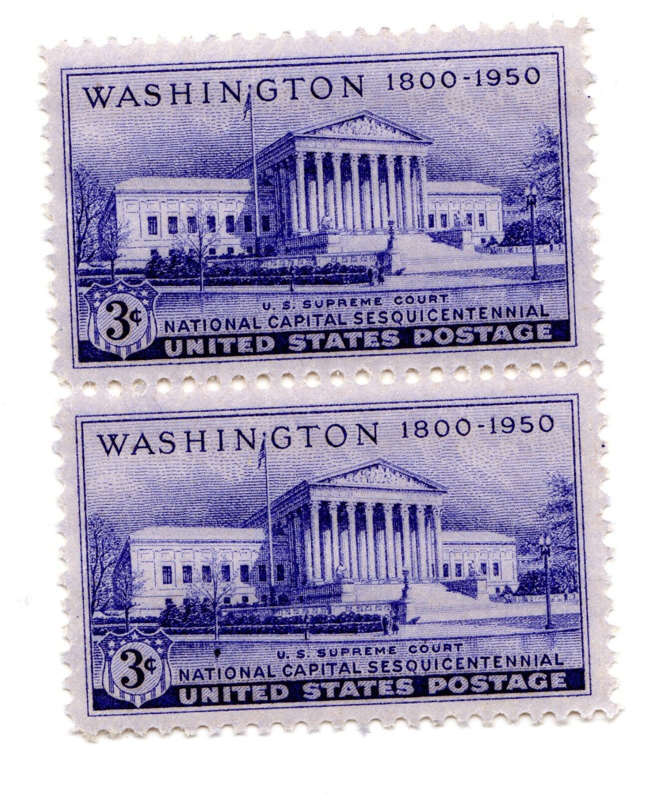 Scott #991 Supreme Court Pair of Stamps - MNH