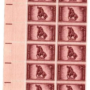 Scott #973 Rough Riders Plate Block of 20 Stamps - MNH P#23947 LL