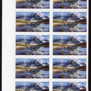 Scott #6052 Colorado Rocky Mountains Plate Block of 10 Forever Stamps - MNH