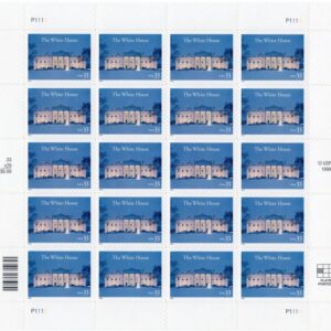 Scott #3445 White House in Winter Sheet of 20 Stamps - MNH