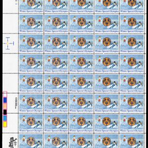 Scott #2142 Winter Special Olympics Sheet of 40 Stamps - MNH UL XF