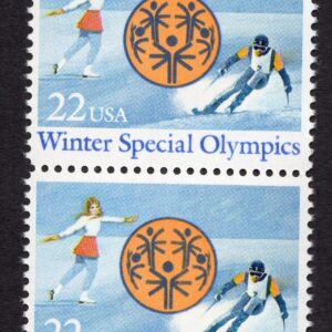 Scott #2142 Winter Special Olympics Pair of Stamps - MNH