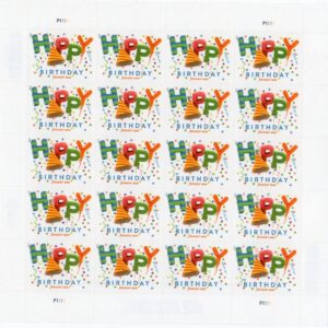 Scott #5635 Happy Birthday Sheet of 20 Stamps - MNH
