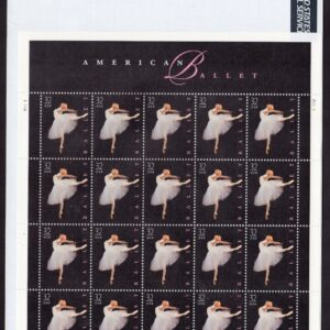 Scott #3237 American Ballet Sheet of 20 Stamps - Sealed White B