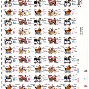 Scott #1418c (1415a-1418a) Toys Precancel Sheet of 50 Stamps - MNH LR #1