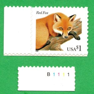 Scott #3036a Red Fox Single Stamp - MNH #3