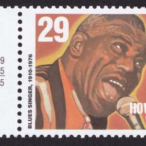 Scott #2861 Howlin' Wolf Blues Singer Single Stamp - MNH w/Price Selvage