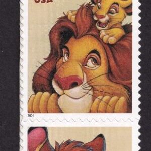 Scott #3868a (3865-68) Disney Friendship Vertical Strip of 4 Stamps - MNH w/Pane